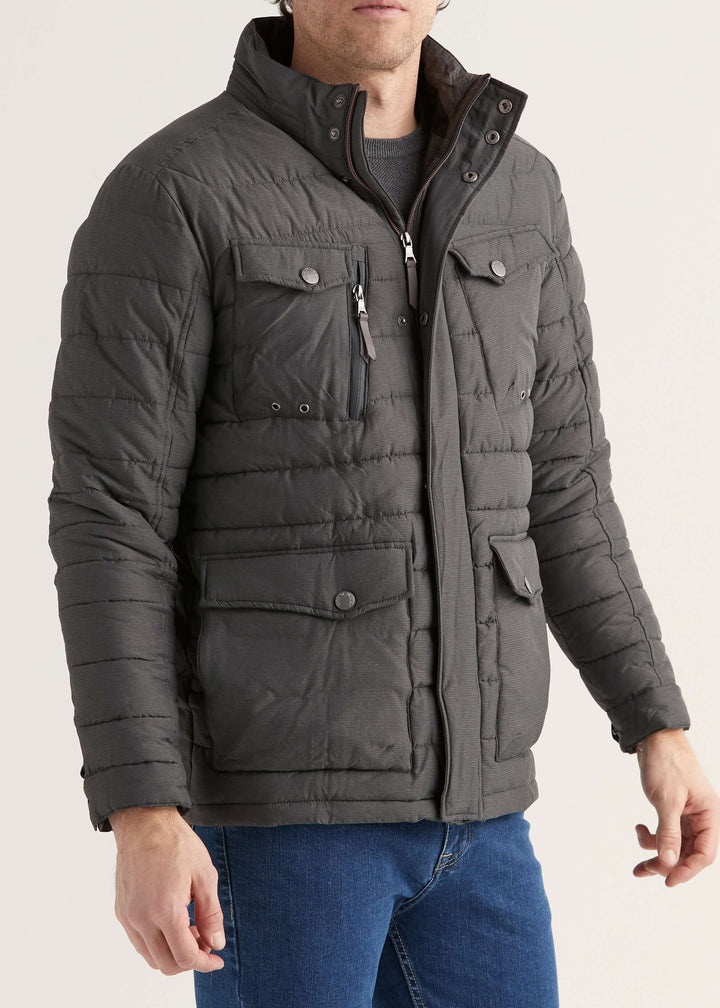 Patchpocket Fieldjacket i Grått