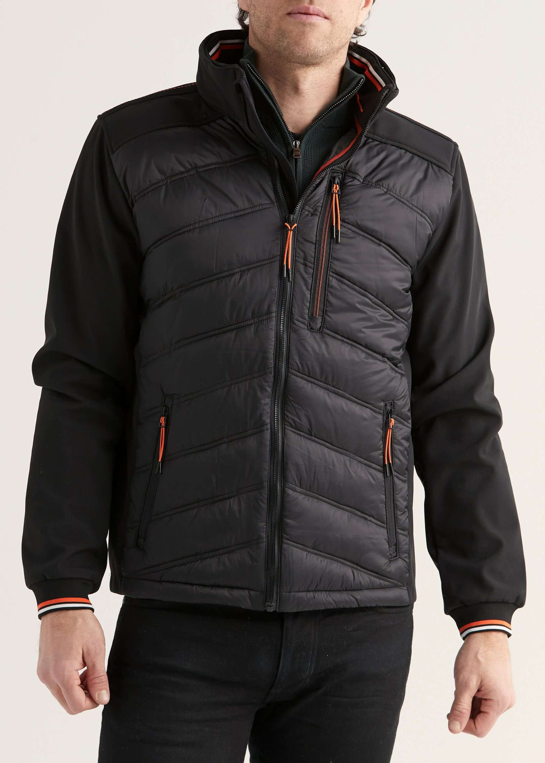 Softshell Hybrid Jacka Svart