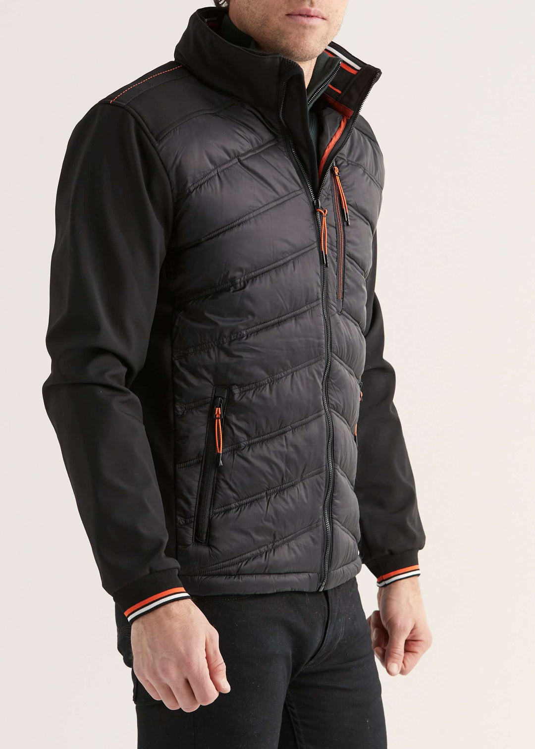Softshell Hybrid Jacka Svart