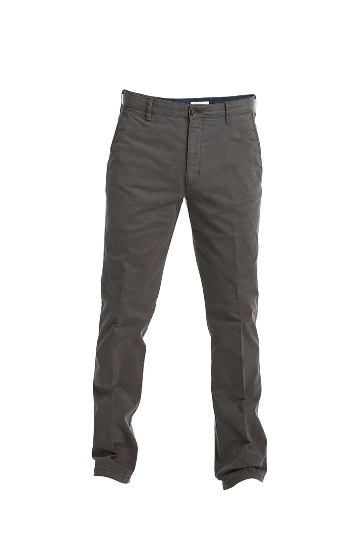 Grå chinos med stretch