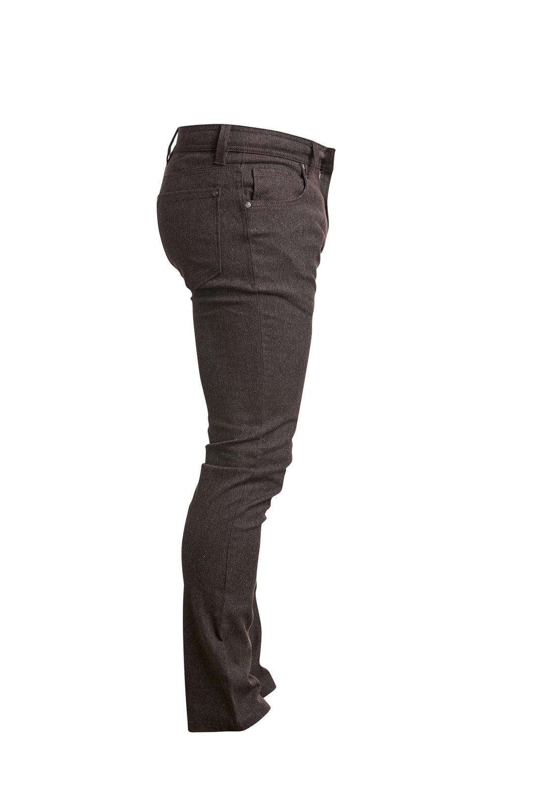 5-pocket chinos mörkbrun