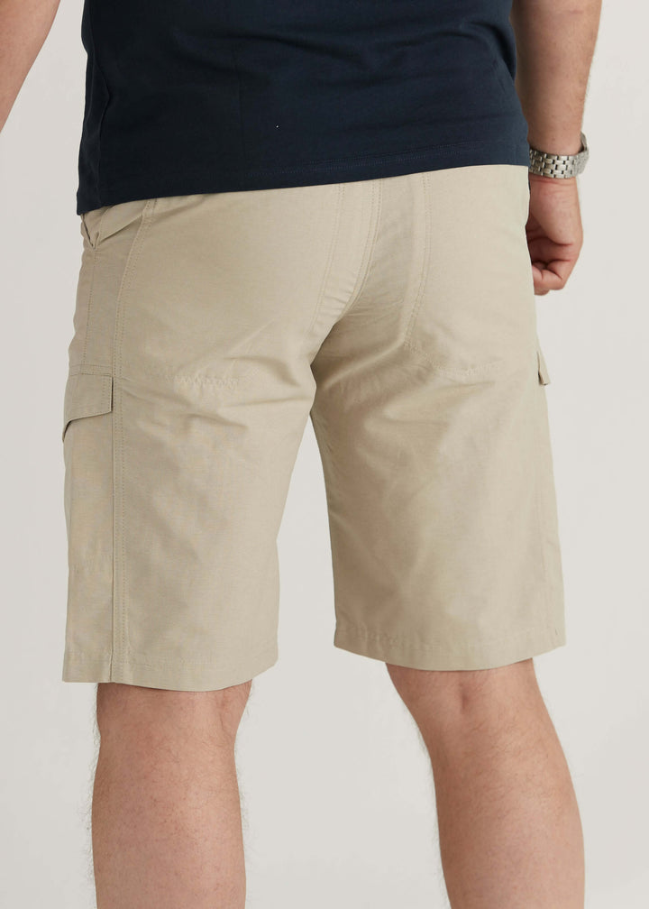 Shorts med benficka Beige