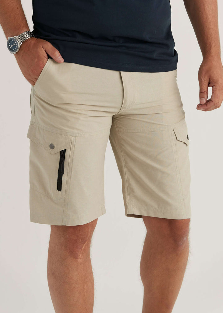 Shorts med benficka Beige