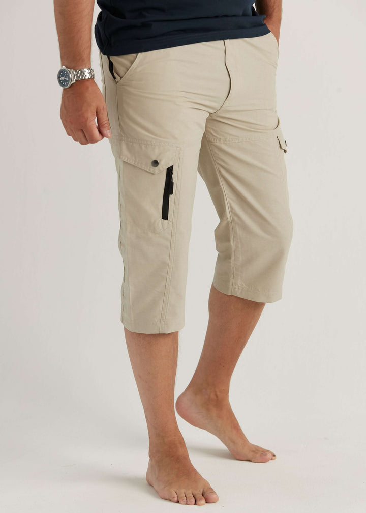Piratshorts med benficka Beige