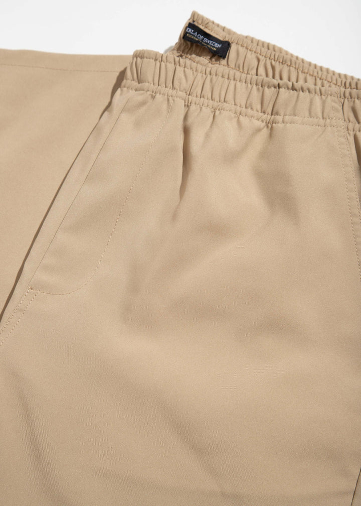 Byxa med resår i midjan Beige