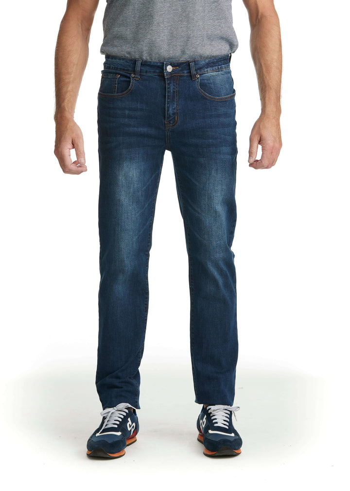 Herr 4500 Jeans Stretch Mellanblå