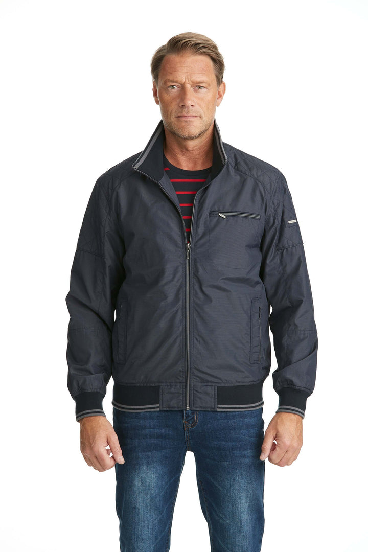 Structured Barracuda Jacket Navy