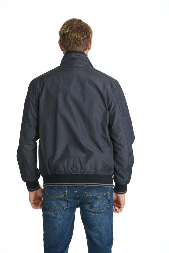 Structured Barracuda Jacket Navy