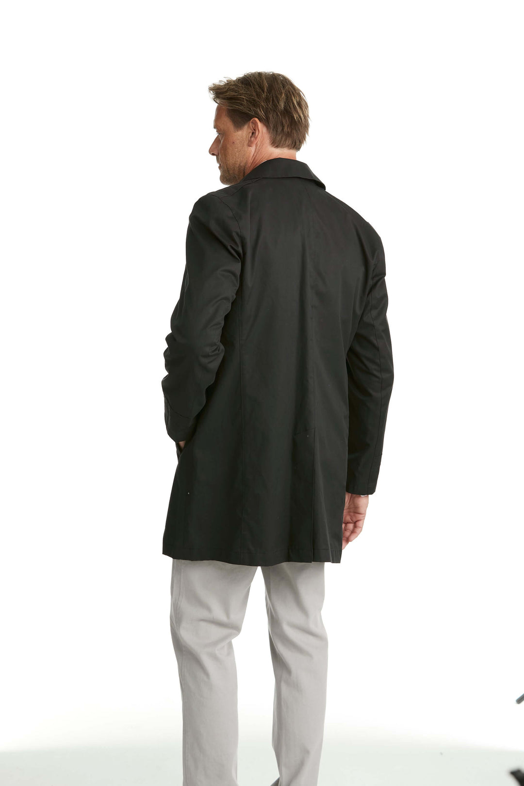 Car Coat - Svart