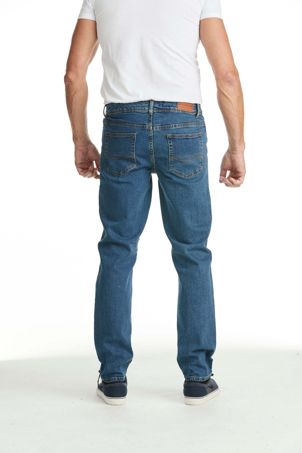 Herr 6410 Jeans Regular Fit Stretch Blå