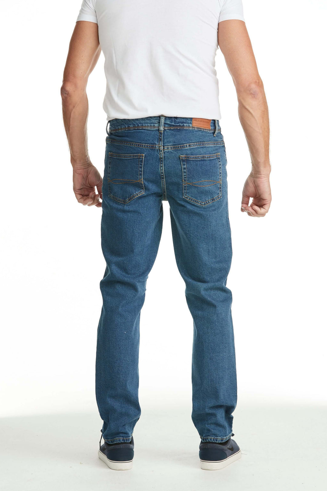 Herr 6410 Jeans Regular Fit Stretch Blå