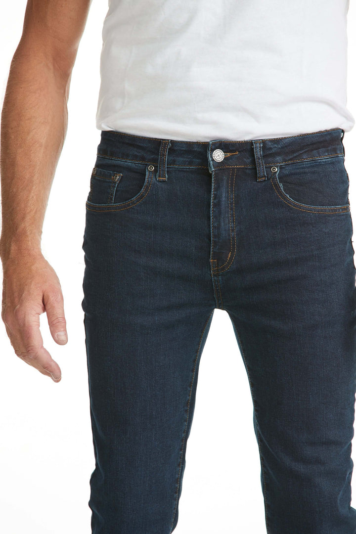 4500 Jeans Stretch Mörkblå