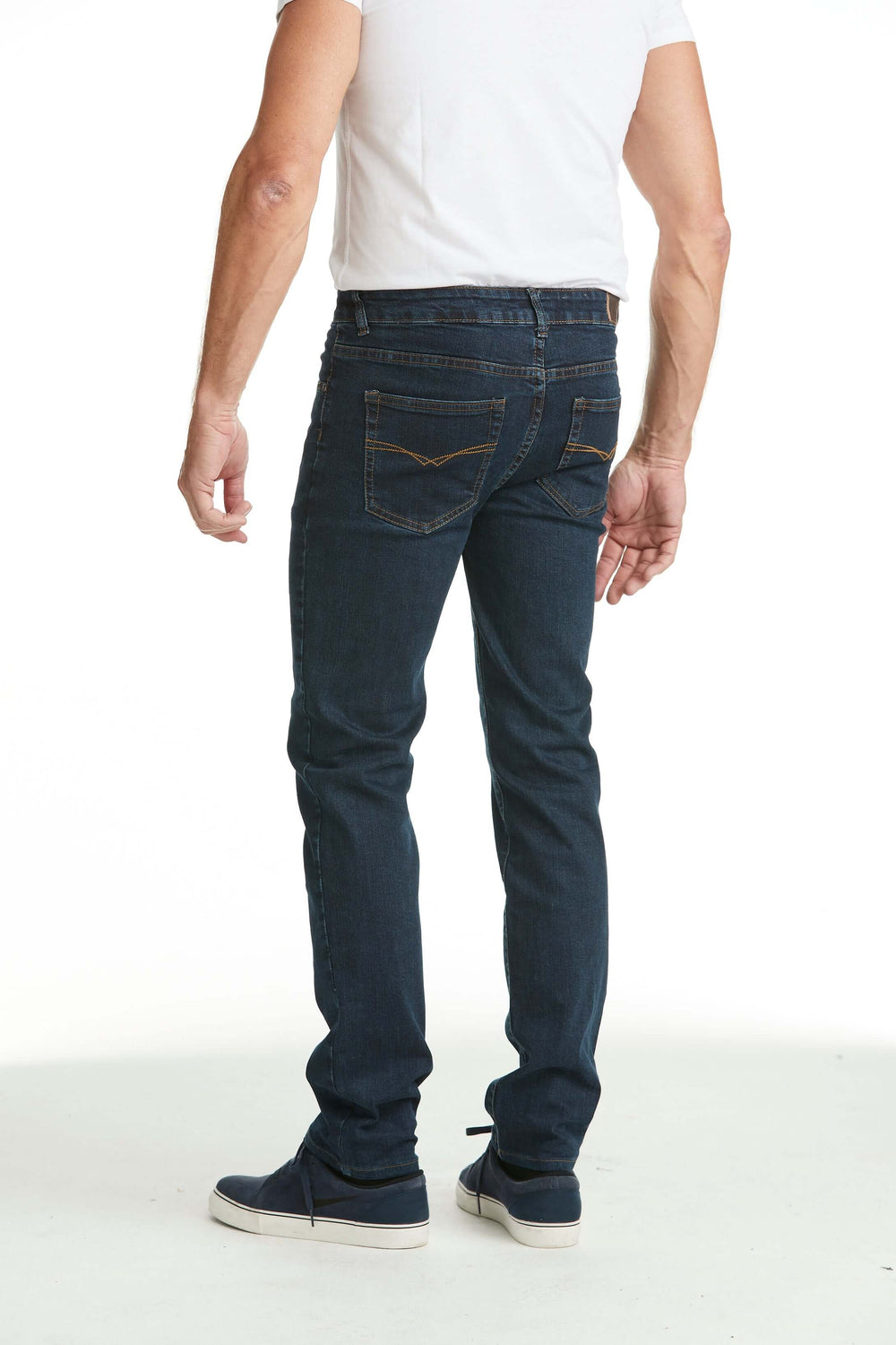 Herr 4500 Jeans Stretch Mörkblå