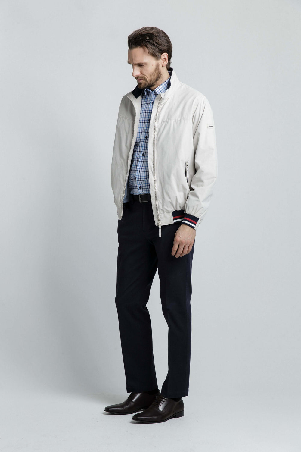 Maritim jacka i Off-white - Erla of Sweden